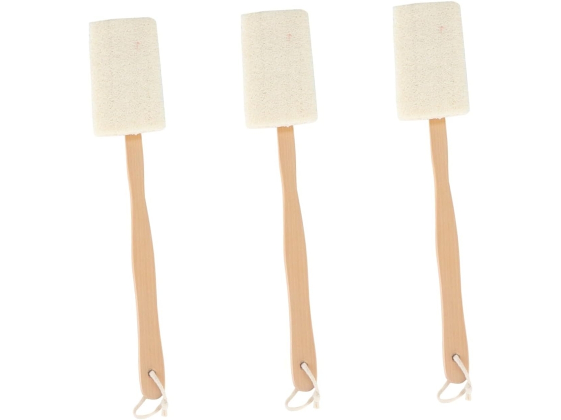 Lurelia Kit De 3 Buchas Vegetais De Banho De Cuidado Corporal, Escovagem A Seco