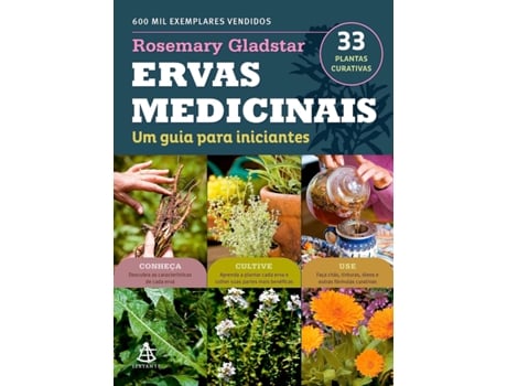 Livro Ervas Medicinais - Um Guia Para Iniciantes de Rosemary Gladstar (Português)