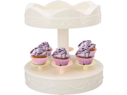 Suporte Giratório Para Cupcakes, Expositor De Cupcakes Para Sobremesas, Bandeja Giratória À Prova D Gokoco