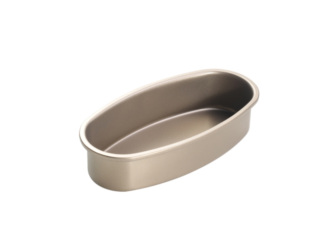 Forma de cheesecake oval Primerox de aço carbono, antiaderente, 23x12x5cm | S/MARCA