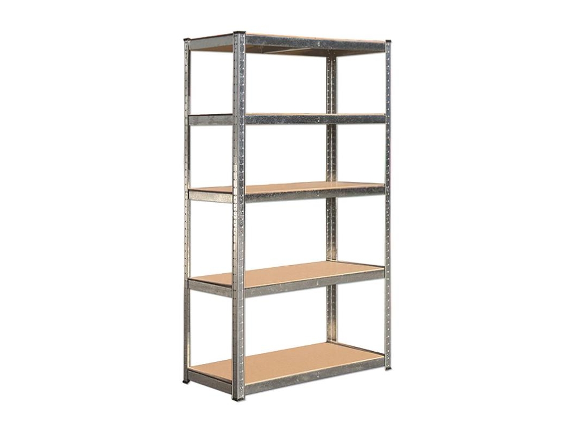 Modulo estanteria montaje rápido sin tornillos 90x40x180 cm. (5 bateas)