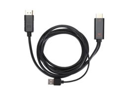 Aetheria adaptador Interface Multimídia Hd para Displayport Plug And Play 4k Cabo 1,8m/5,9ft