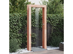 Vidaxl Chuveiro Externo 226 Cm Madeira Douglas Sólida E Aço Inoxidável