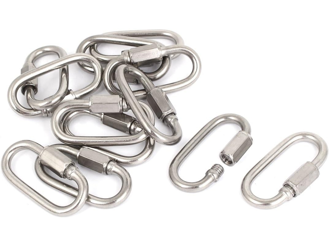 Conectores Rápidos M5 de Aço Inoxidável Resistente À Ferrugem, 12 Peças CHABERLU