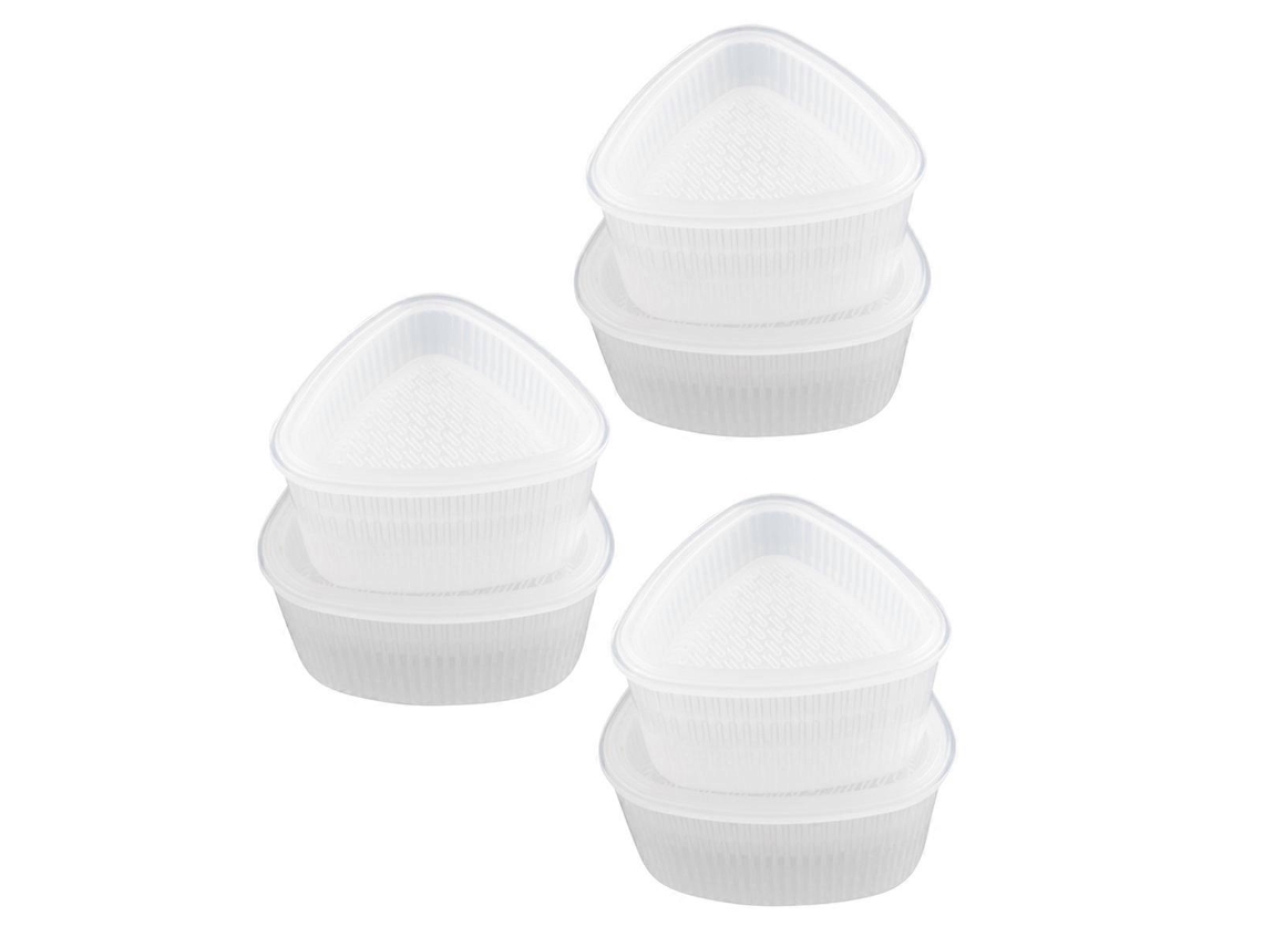 Molde De Silicone Triangular Para Bolinhas De Arroz, 6 Peças, Kit Para Fazer Sushi, Triangular, Kimbap Webake