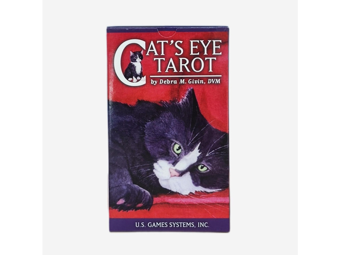 Cartas de Tarô Olho de Gato 12x7 Novinhas em Folha MDUG
