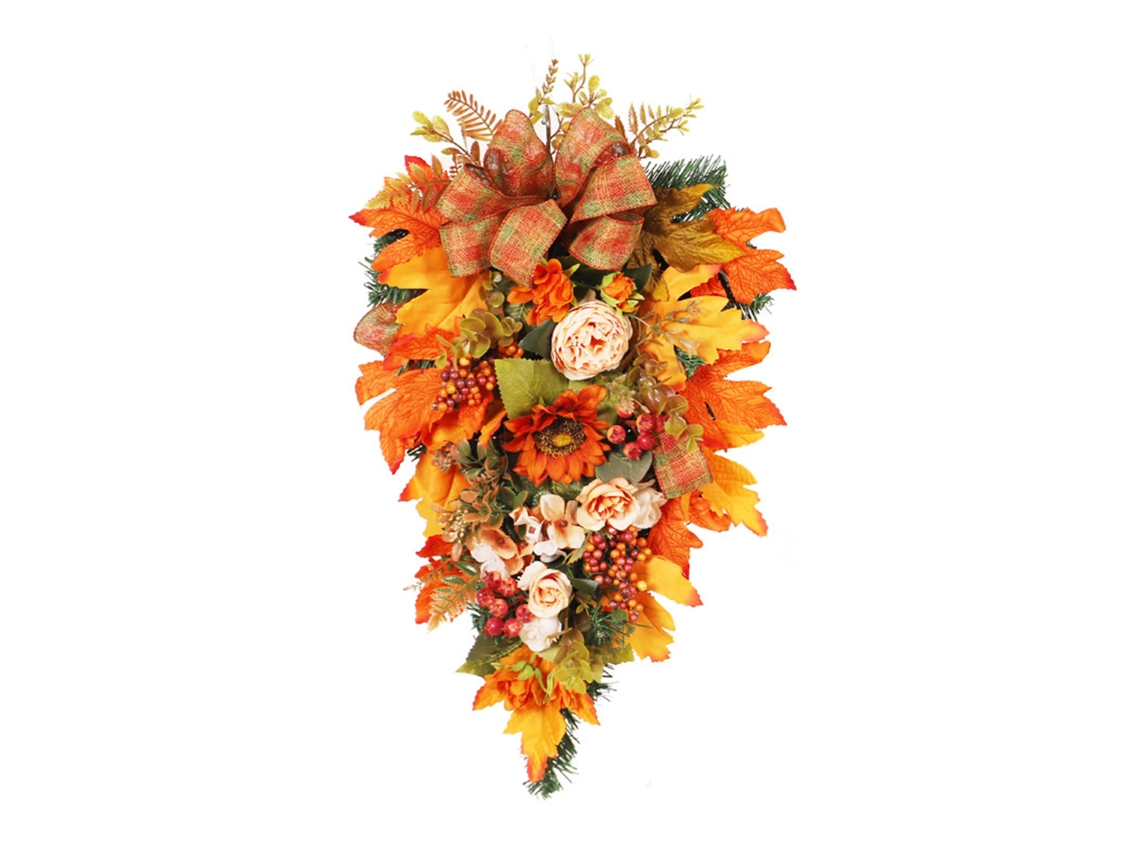 Decoração Outono Laxiscreed Com Flores Artificiais De Peónia E Girassol Para Ambientes Sofisticados