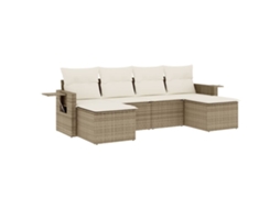 Garden Sofa Set, Garden Sofa Sets Vidaxl Bege Rattan / Vime (n/a)