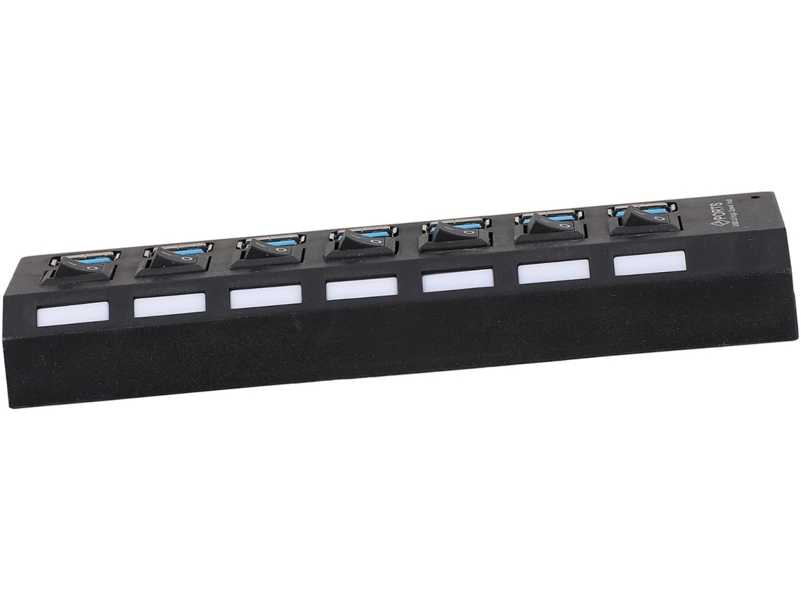 Hub Usb Com Portas De Carregamento E Dados, Compatível Com Laptops E Tomadas Americanas, Hub De Dados Portátil Hub Usb Com Portas De Ca Gokoco