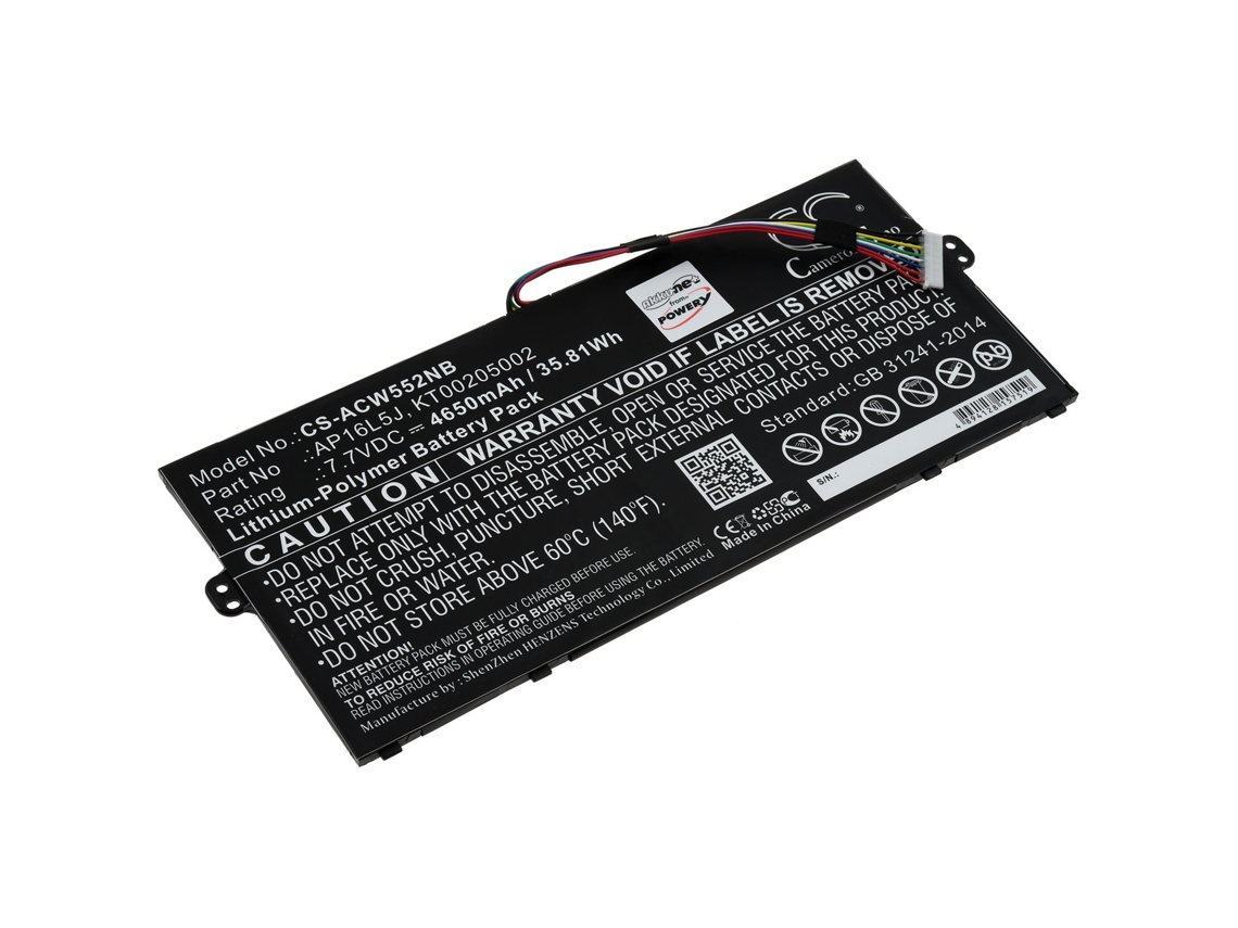 Bateria POWERY 1.10.ACE.1.23 para Acer NX.GTMSG.001