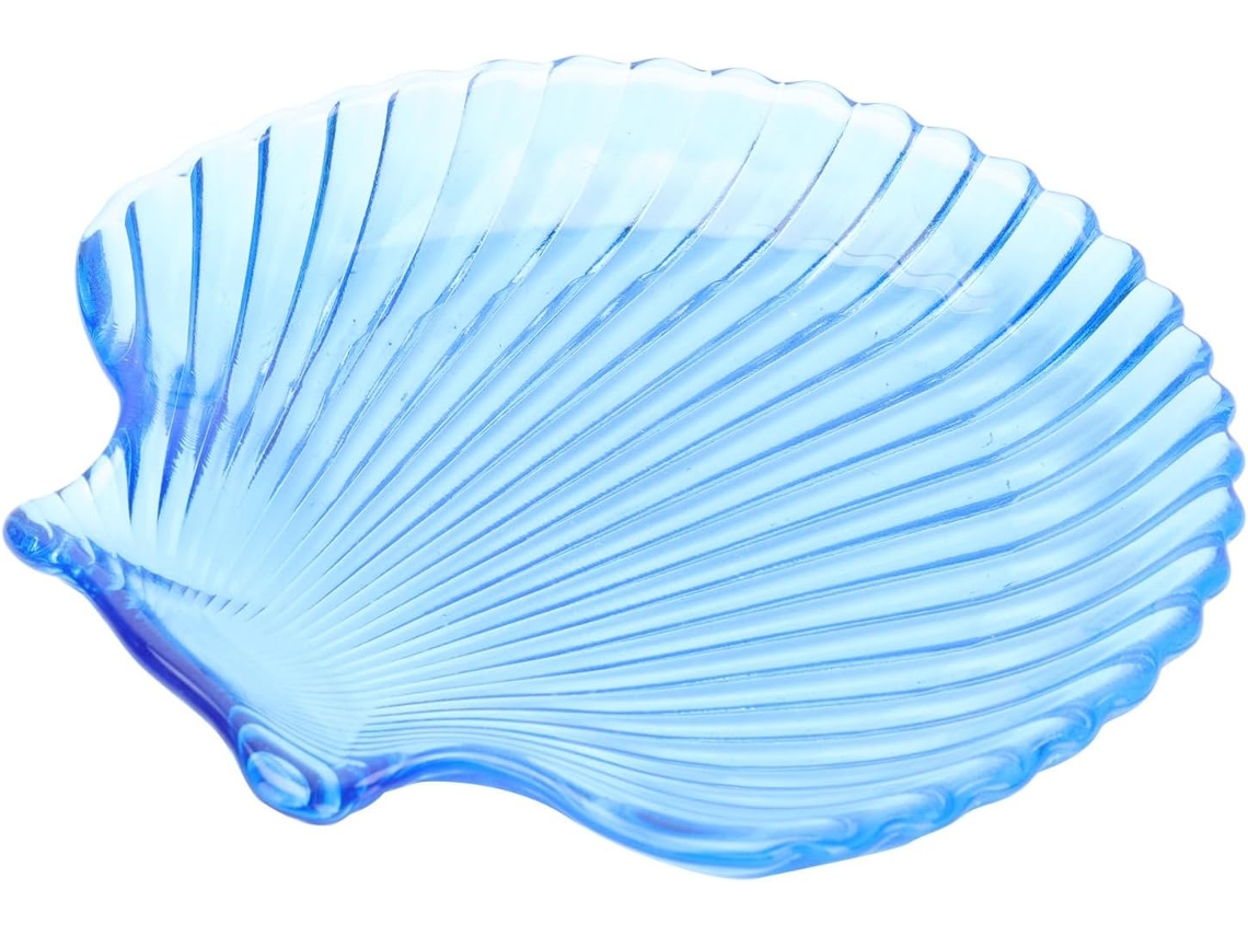 Elegante Fruteira Vidro 1 Unidade Prato Ondulado Fácil Limpar Refeições Diárias Qualquer Ocasião Decorativa GOKOCO