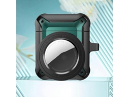 Capa Protetora Para Fones De Ouvido Sem Fio Airpods 1/2 Com Airtag Casegreen