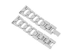 Cinto de Relógio Metal em Forma de D, Pulseira de Aço Inoxidável para Apple Watch 38/42mm. EOOCOO