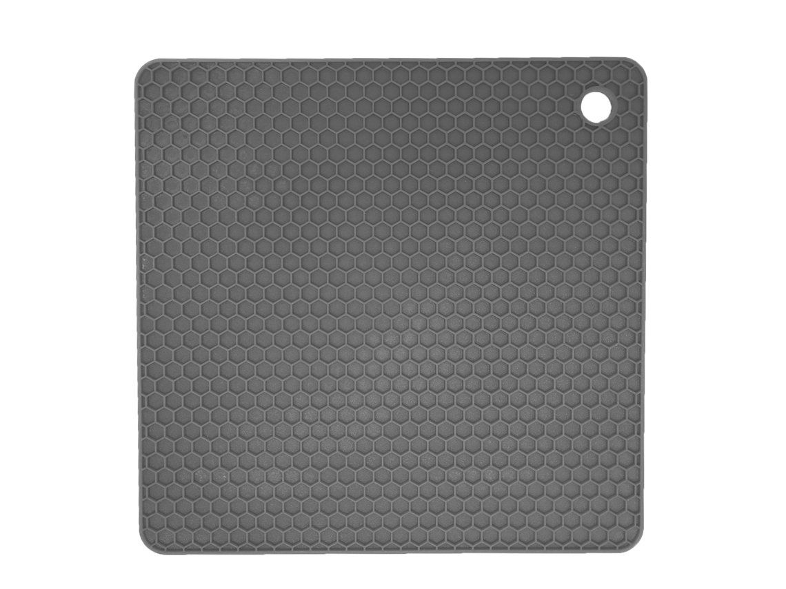 2026 almohadilla Aislante de Silicona Gorda Antideslizante para Olla, Taza de Cera, Forma Cuadrada, Color Gris