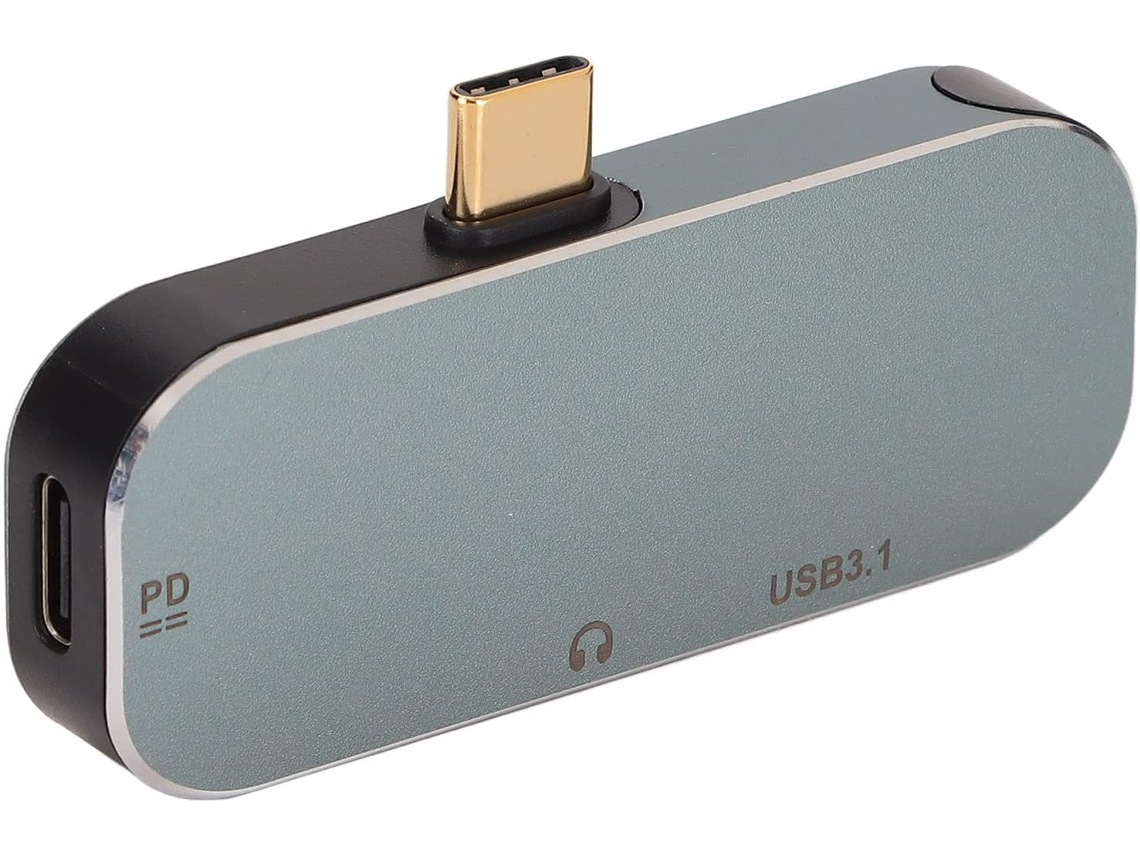 Dock Usb Tipo C Alimentado 5 Em 1 Com Carregamento Pd De 10gbps E