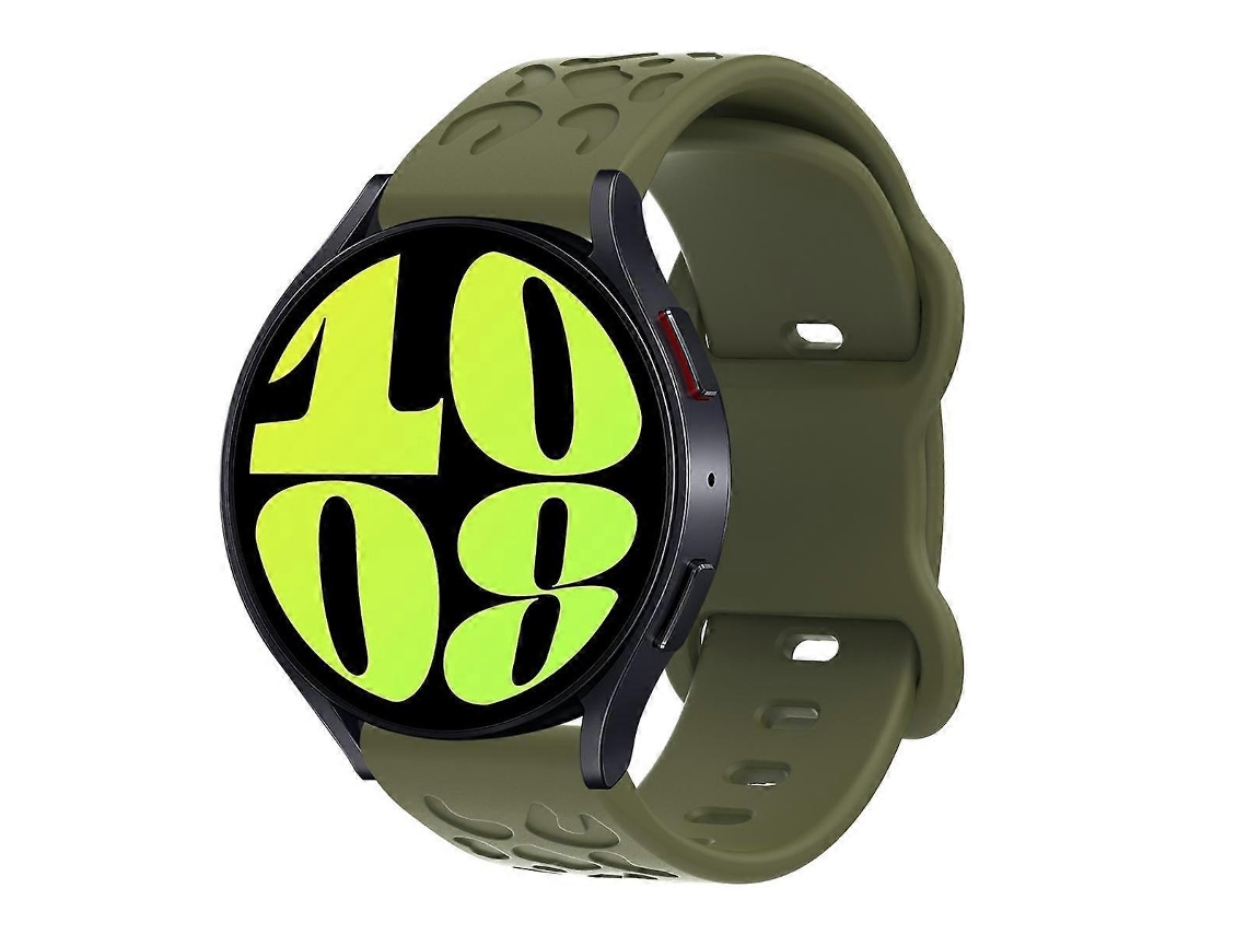 Pulseira De Silicone Para Relógio Com Estampa De Leopardo E Fecho Borboleta Da Kalebol