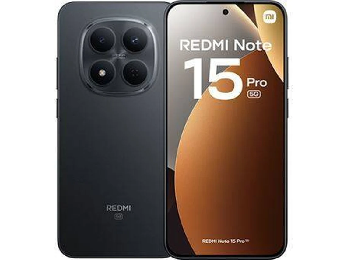 Smartphone XIAOMI Redmi Note 15 PRO 5G (Outlet Caixa Aberta - 6.83'' - 12 GB - 512 GB - Preto)