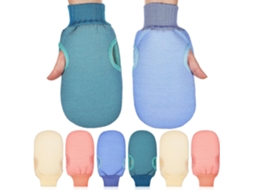Conjunto De 8 Luvas Esfoliantes De Poliéster Para Homens E Mulheres, Fáceis De Usar.