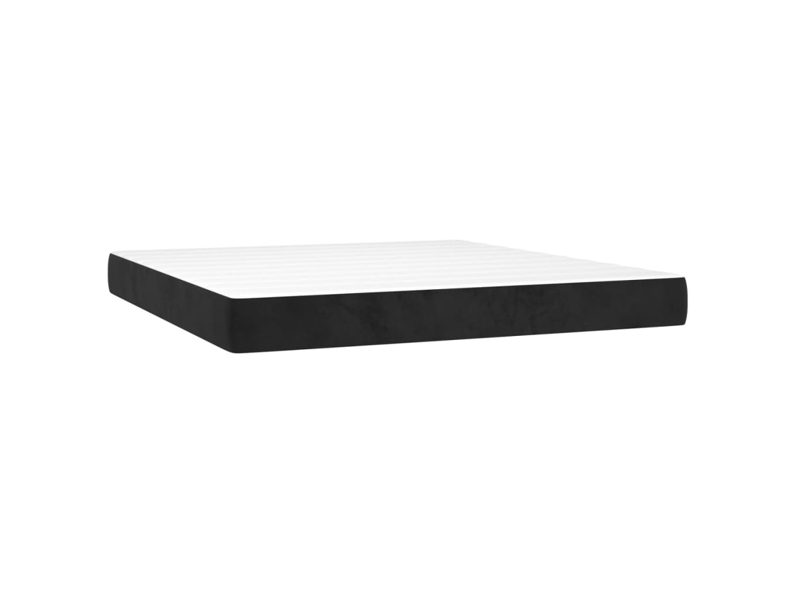 Pocket Spring Bed Mattress, Pocket Spring Bed Mattresses Vidaxl Preto Veludo (160 X 200 Cm)