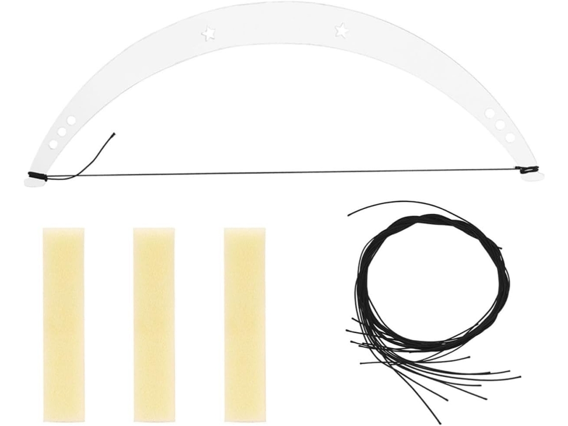 Lurelia Régua Para Sobrancelhas Em Liga De Alumínio Com Transparente E Ajustável Para Sobrancelhas E Maquilhagem