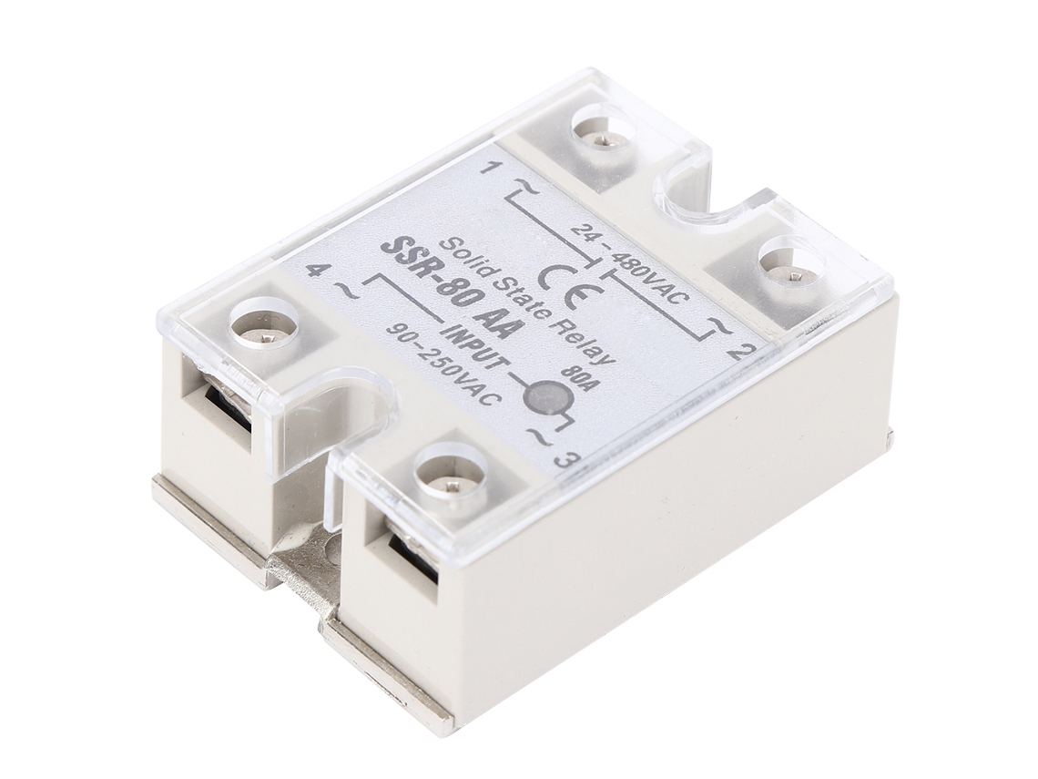 Relé de Estado Sólido Ac Ac 80aa 24 480vac S/MARCA