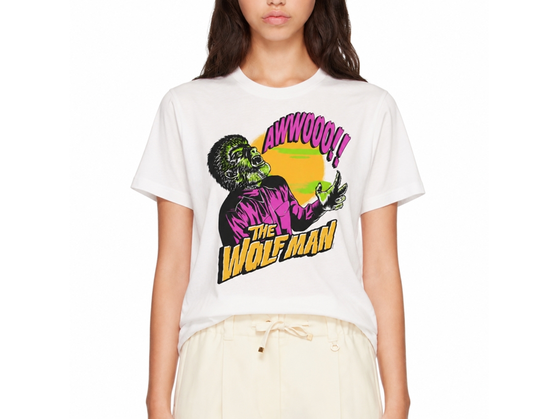 Rockinstone Universal Monsters Wolfman Howling T-shirt Size:s