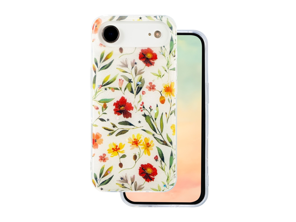 Capa Glow Glam Para Iphone 17 Air 6.6 Branca
