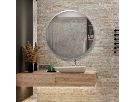 Espelho LA F?BRICA DEL CUADRO (70x70 cm - MDF - Prateado)