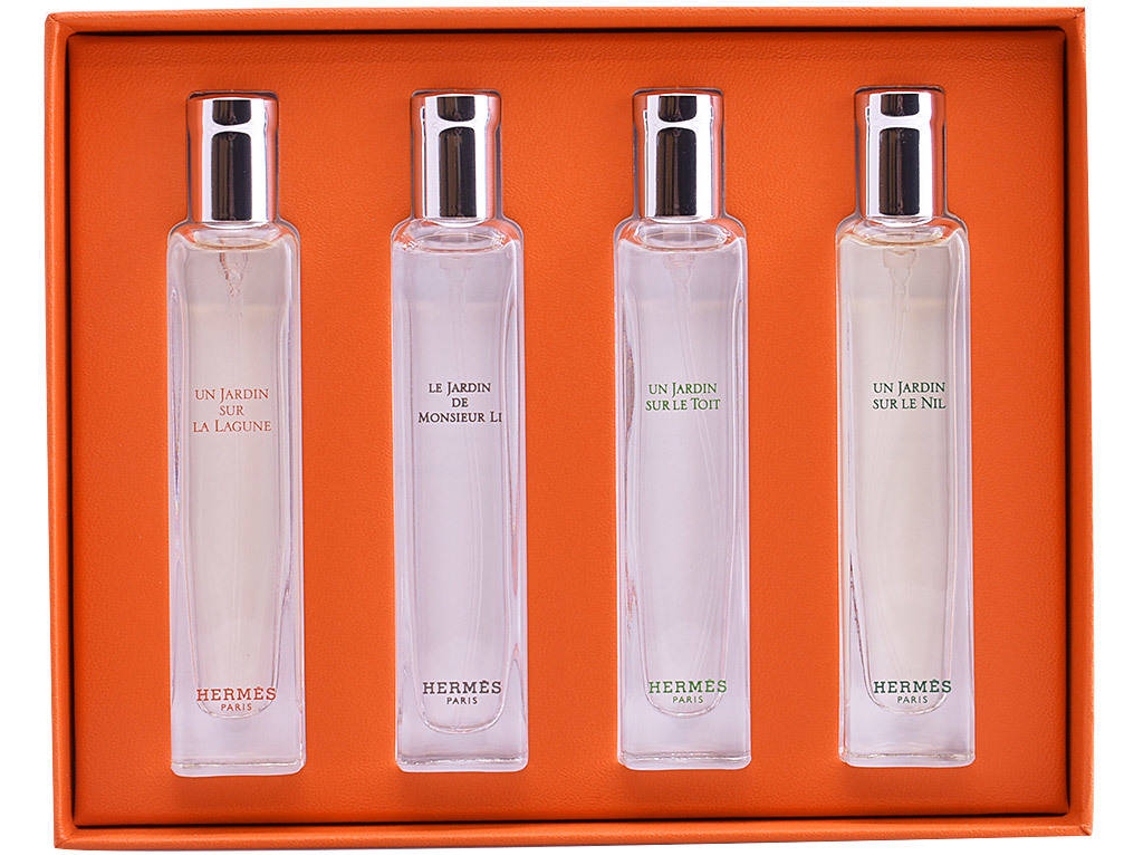 Coffret Perfumes HERMÈS La Collection Des Parfums Savons Parfumés 4 Pz