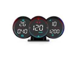 Universal 5 Polegadas Head Up Display Velocímetro Gps Digital Com Velocidade Bússola Direção Fadiga Lembrete*