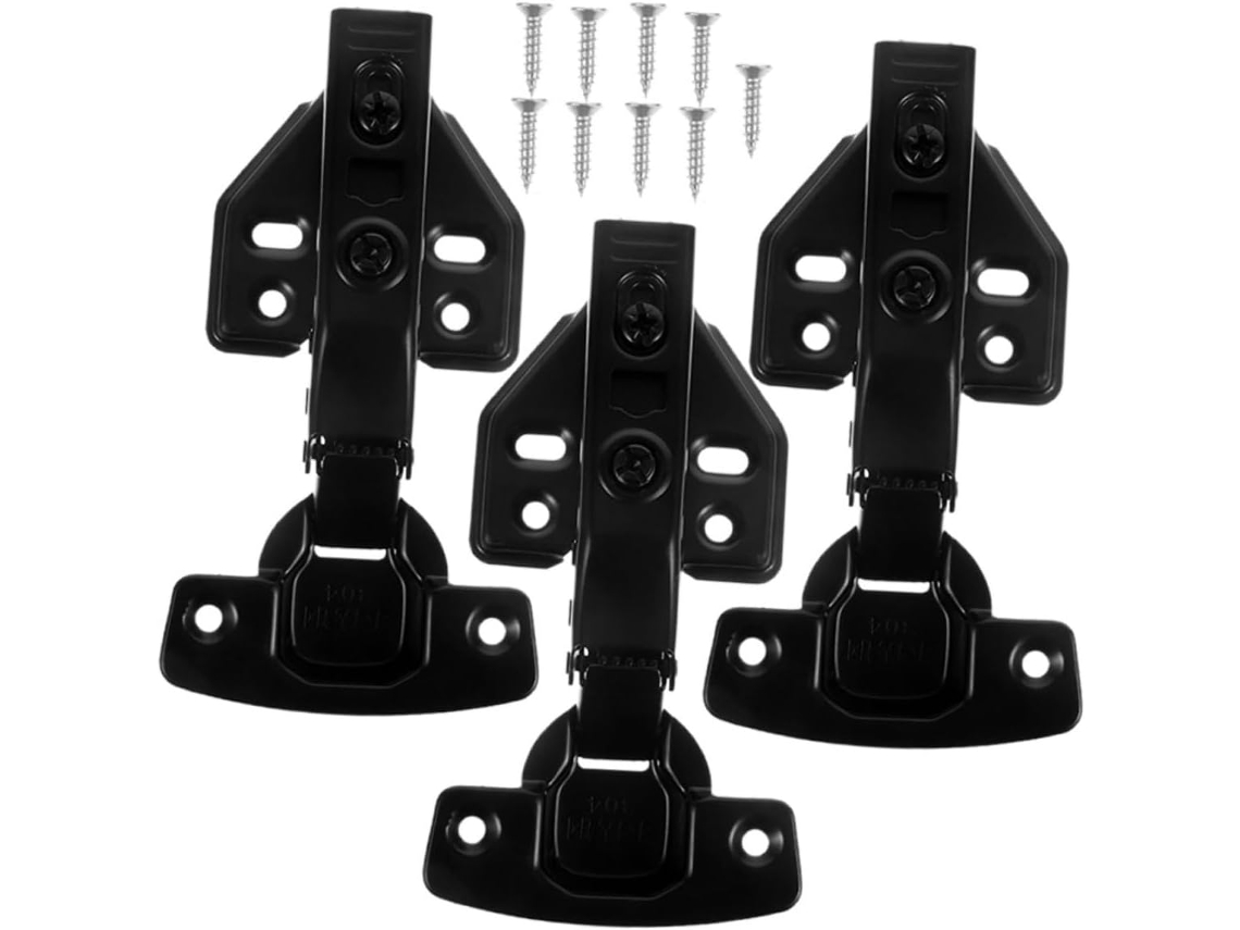 Amosfun Para Armários Sem Moldura, Com Design Oculto Perfeita Na