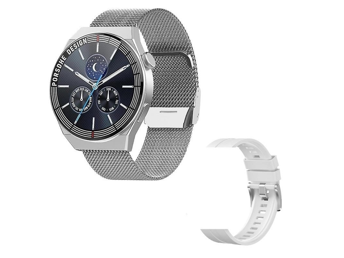 Relógio Inteligente Gt3pro Bluetooth Com Pulseira De Aço
