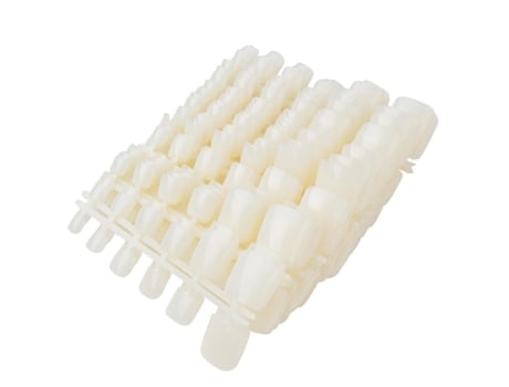 600 Pçs Pontas Das Unhas Do Dedo Do Pé Acrílico Natural Falso Ponta Artificial Para Diy Decoração Ferramentas Do Salão De Beleza Art Lalic