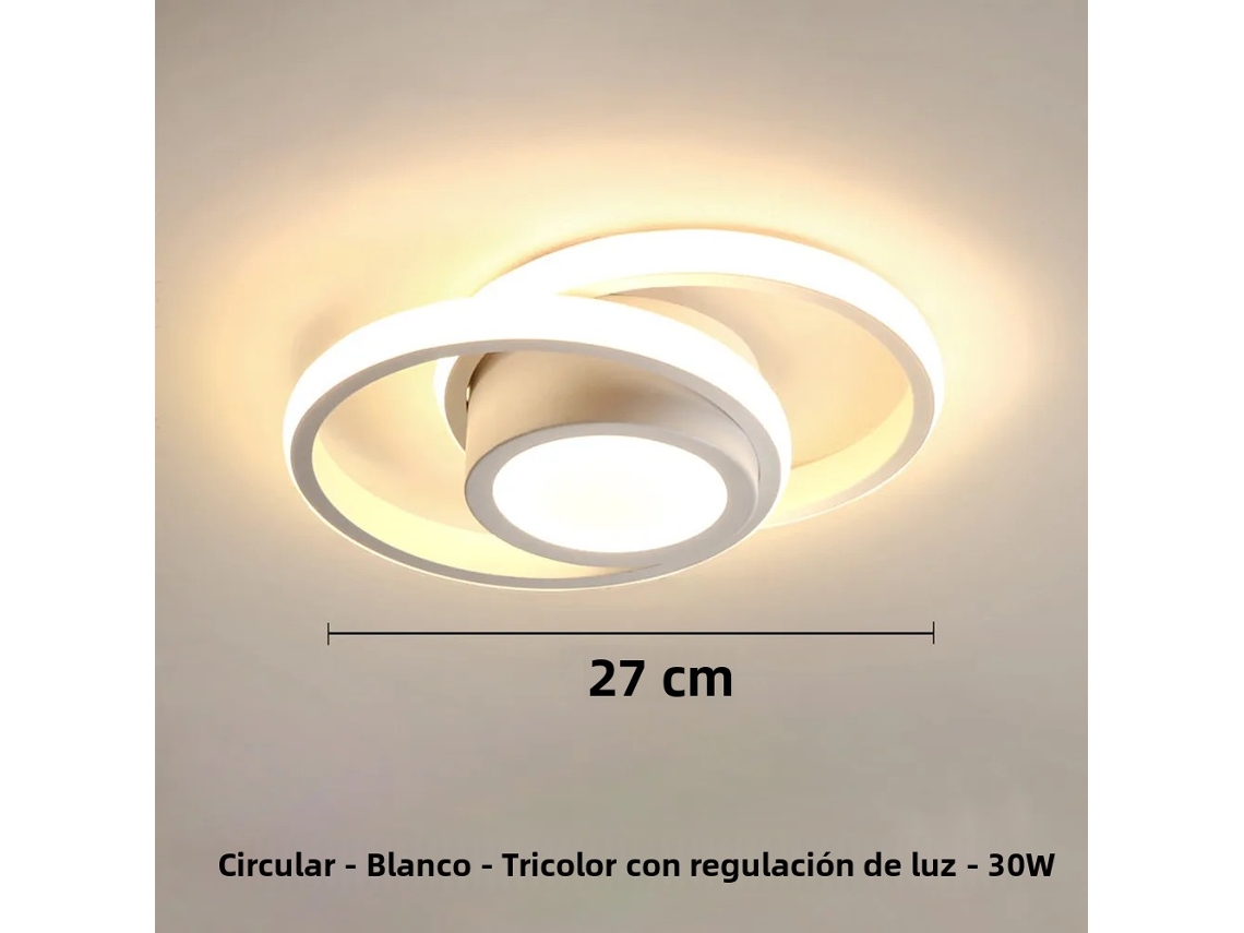 Luminária De Corredor Led Moderna Em Estilo Nórdico (branca, 30 W)