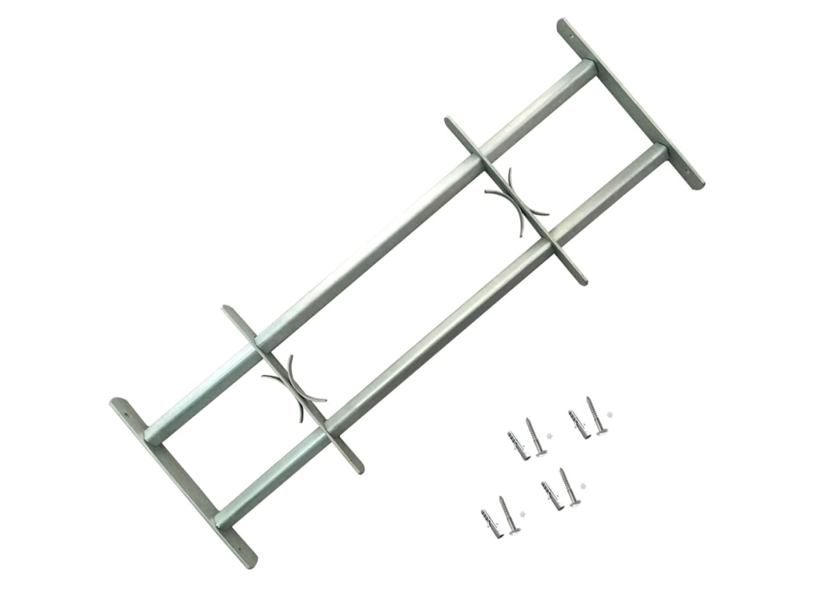 Grelha Ajustãvel De Seguranã§a P/ Janelas Com 2 Travessas 500 650 Mm DKD HOME DECOR
