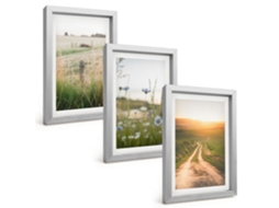Composição De Quadros Paisagens, Natureza, Campos, Caminho Espelharte (3 Peças 20x30 Cm)