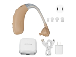 Fones de Ouvido Amplificador de Som Sem Fio Bluetooth Recarregável EOOCOO