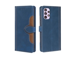 Capa De Couro Com Fivela Magnética E Sensação De Pele Para Samsung Galaxy A33 5g