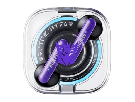 Auscultadores Tws Tf Sem TRANSFORMER Bluetooth Roxo