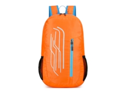 Mochila para Esportes Ao Ar Livre Leve Impermeável Dobrável Mochila de Grande Capacidade Laranja