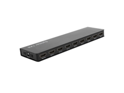 Divisor HDMI 1x8 1.4 Full HD 4k 3D HDR, 8 portas, 1 entrada, 8 saídas, metal, preço UE | S/MARCA