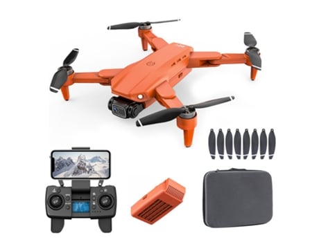 Dron LKC L900 Pro com 2 Câmeras 1 2 Km de Alcance 4K 5G 25Min Max 7.4V 2200Mah- Laranja