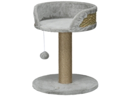 Árvore Para S, Cama Para S, Cesto Para S, Inclui Bola De Brincar, 40 Cm X 40 Cm X 49 Cm, Cinza