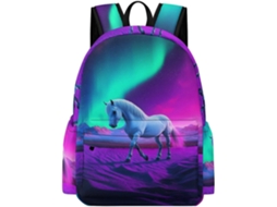 Mochila Com Estampa Cavalo Para Meninos Meninas 8 13 Anos, Escolar De Alunos Do 3º E 4º Ano, Impermeável