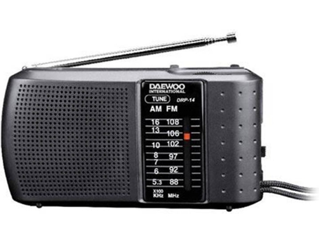 Rádio DAEWOO DRP-14 Preto