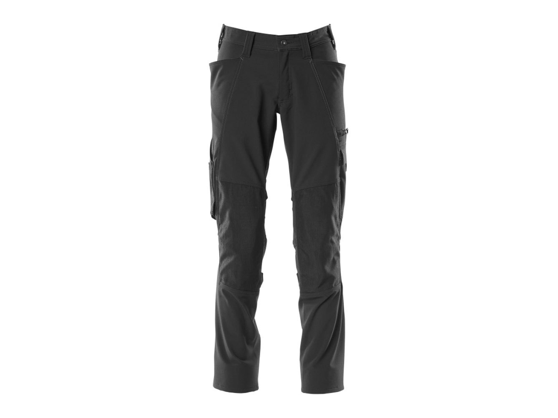 Calças Grandes Com Bolsos Para Joelheiras Accelerate 18079 Preto 49 / 32 MASCOT