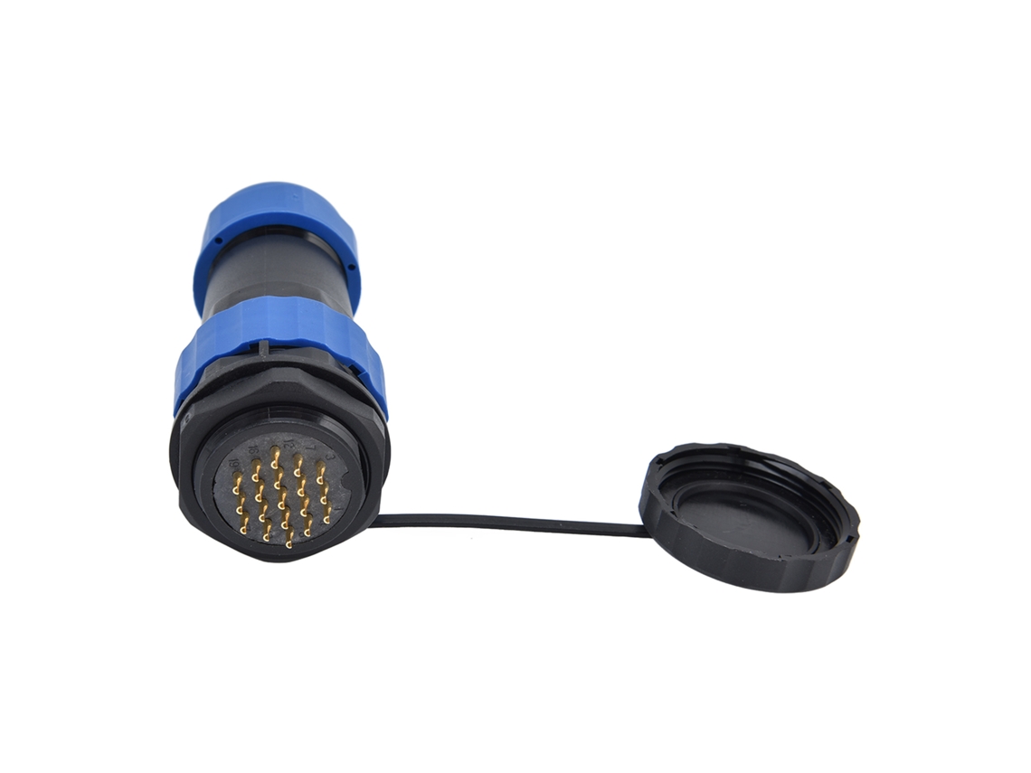 Conector Impermeável Ip68 Chave Fundo Sp28 5a