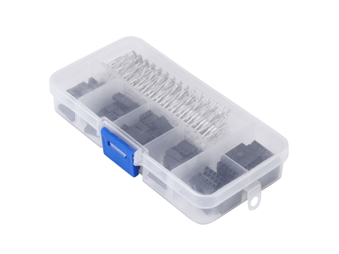 Kit De Conectores De Pinos Laxiscreed Com Terminais Macho E Fêmea Para Jumper Wire E Componentes Variados