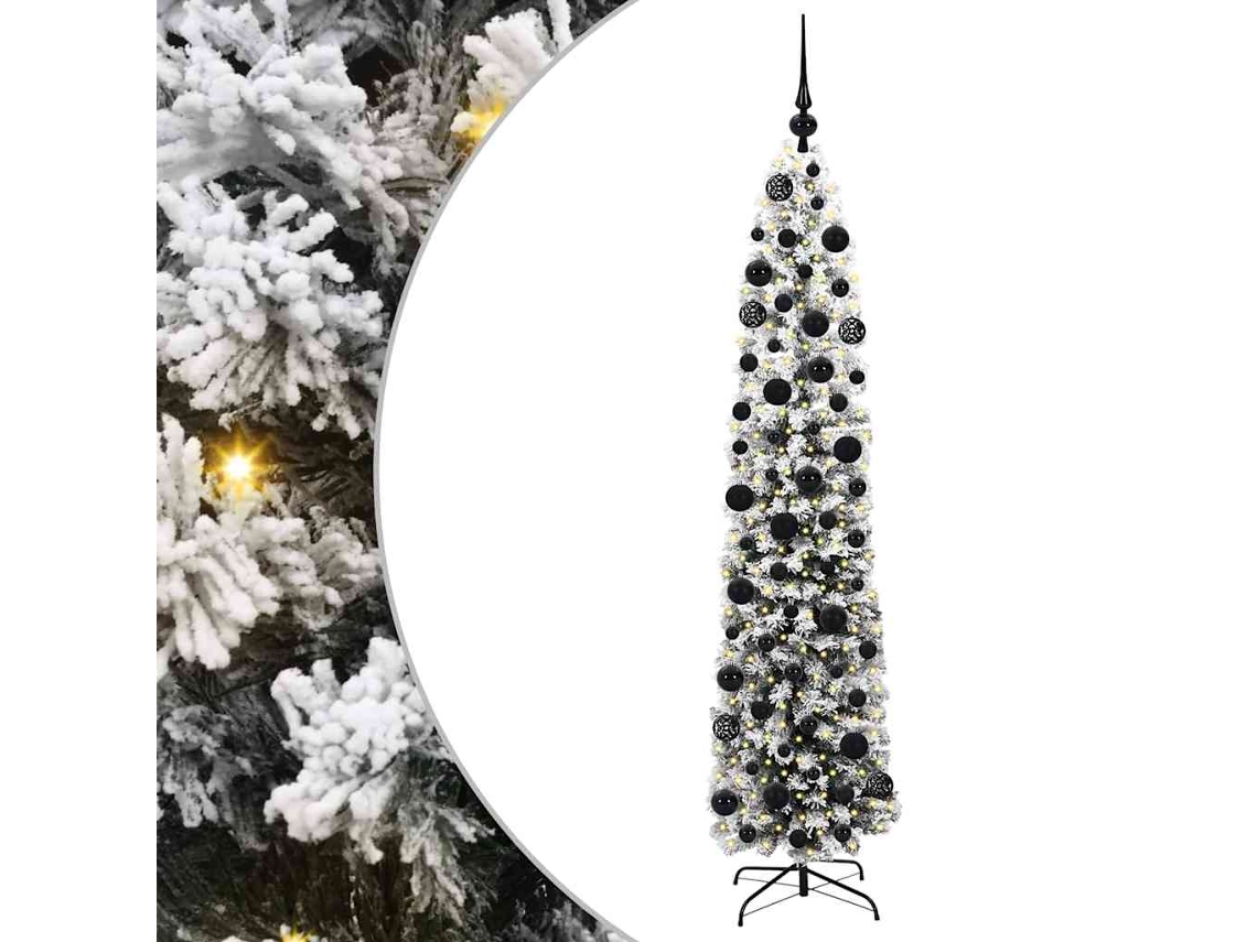 Conjunto 1 Árvore De Natal Vidaxl Verde Pvc (180 Cm)