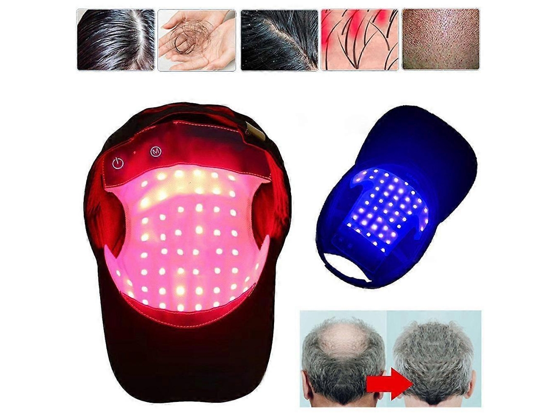 50 Oferta 650nm Luz Infravermelha Terapia Chapéu Cabelo Rápido Crescimento Anti Perda De Cabelo Cap Nostalgia88